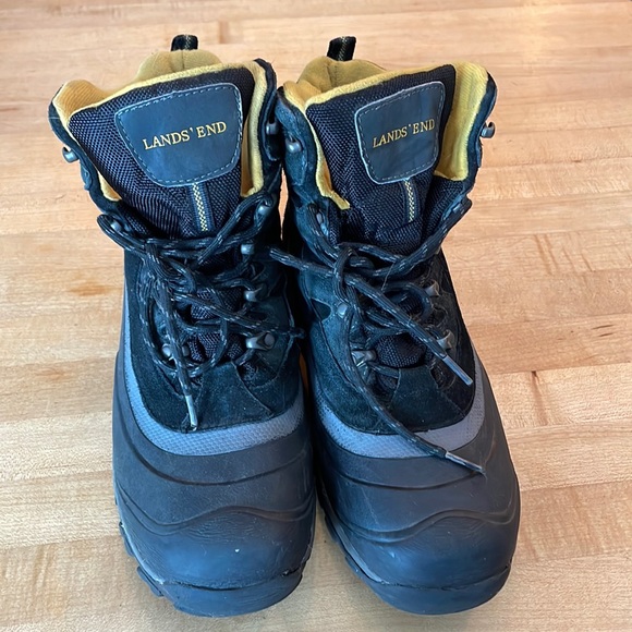 Winter boots, men’s size 9, Land’s End - Picture 2 of 6